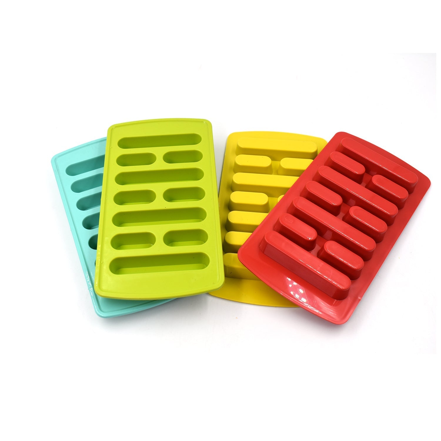 0784 4 Pc Fancy Ice Tray Used Widely In All Kinds Of Household Places While Making Ices And All Purposes. Wukusy