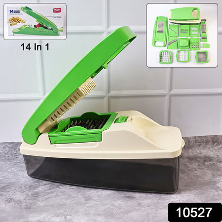 Supermom 14-in-1 Nicer Dicer  Multipurpose Vegetable  Fruit Chopper Wukusy