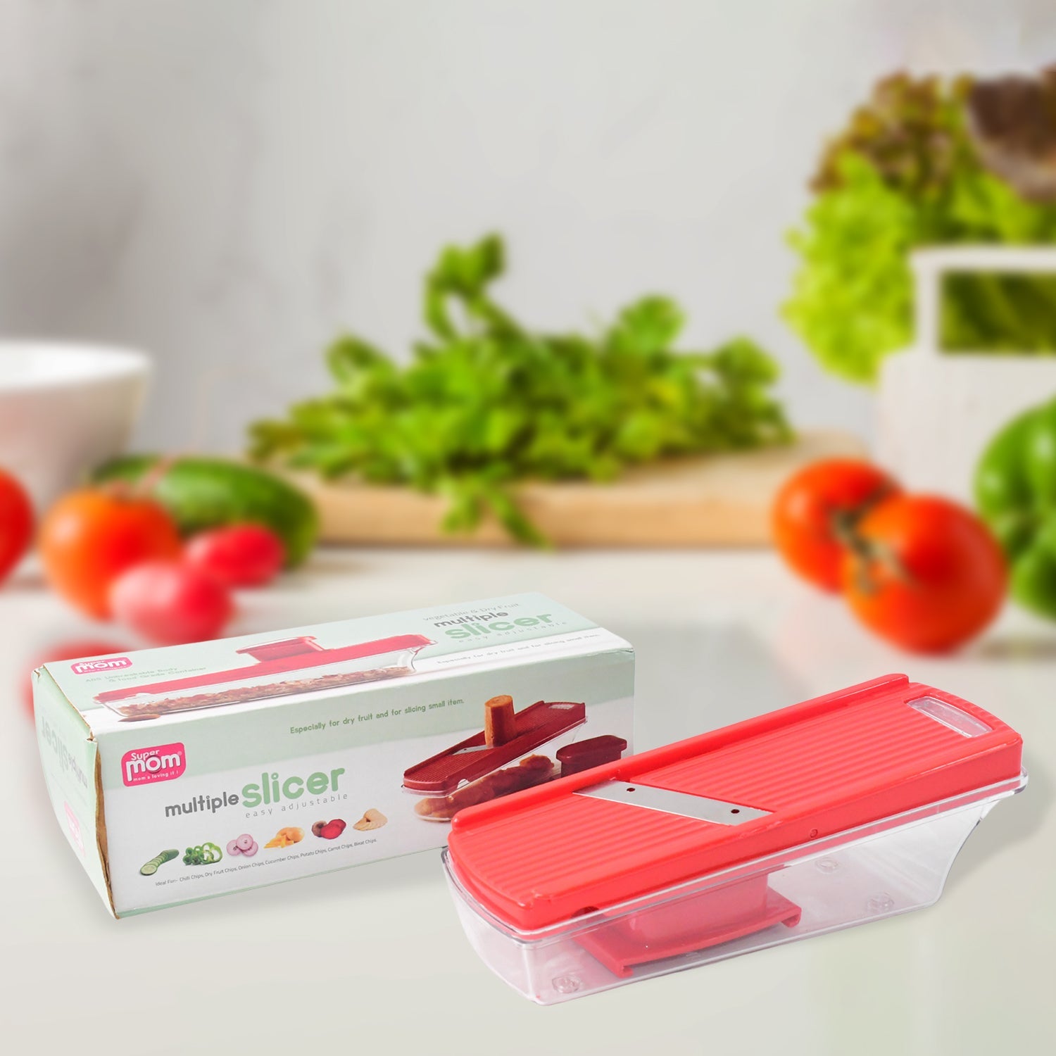 Supermom Vegetable And Dry Fruit Multiple Slicer (1 Pc) Wukusy