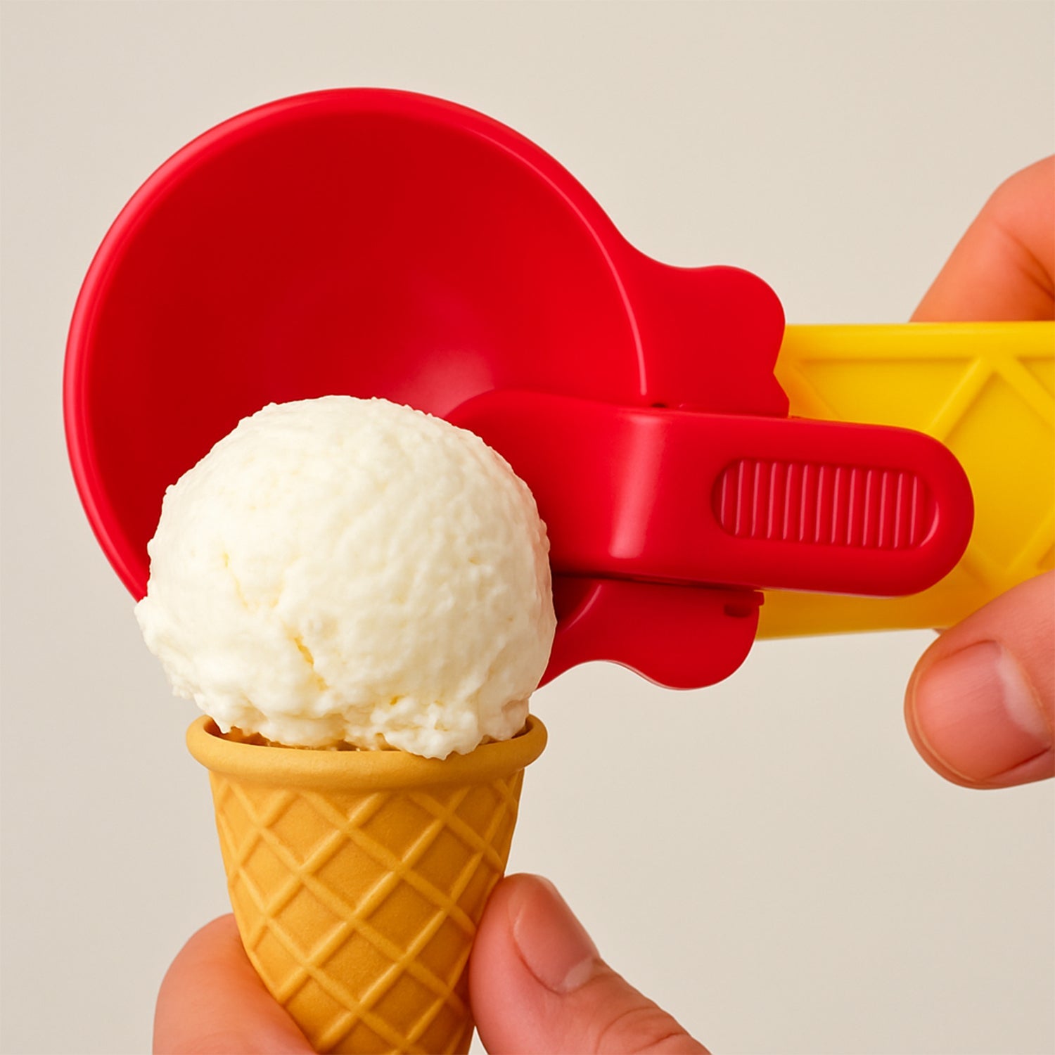 1-piece Plastic Ice Cream  Watermelon Scooper With Trigger Dipper Wukusy