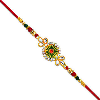 Traditional Floral Design Rakhi Wukusy