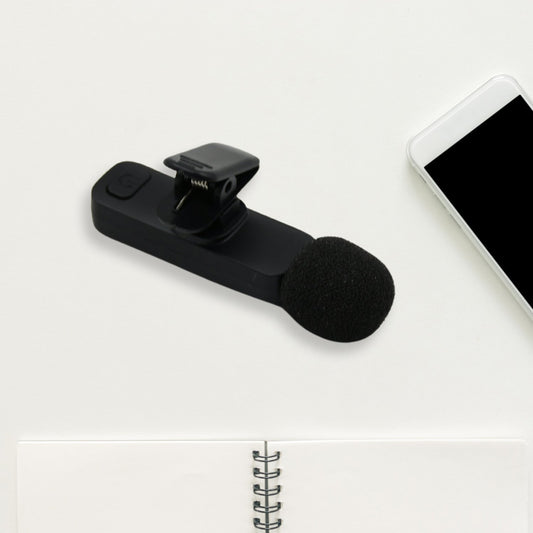 12639 Intelligent Noise Cancelling Live Streaming Clip On Microphone For Type-c  For Iphone With Charging Mini Wireless Lapel Collar Microphone Wukusy