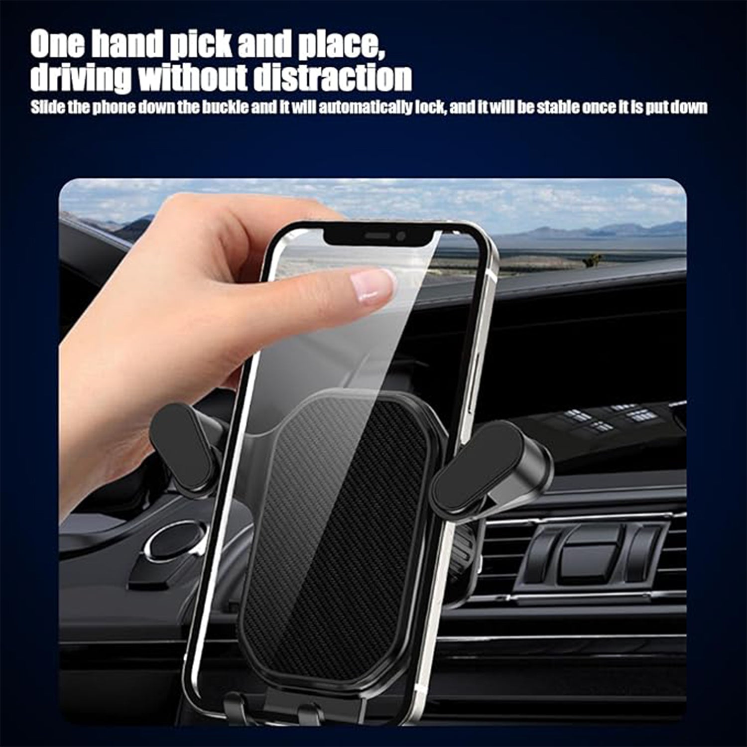 Universal Air Vent Gravity Car Phone Holder Mount (1 Set) Wukusy