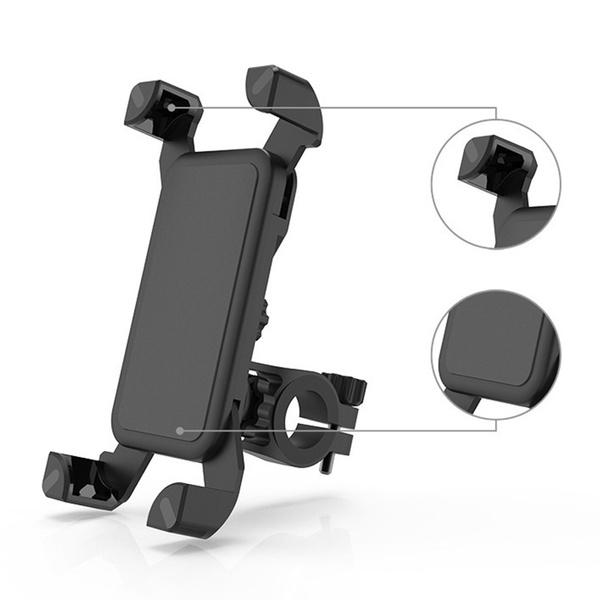 1456 Bike Phone Mount Anti Shake And Stable Cradle Clamp With 360 Rotation Wukusy