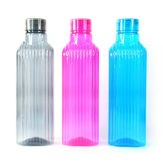 Transparent Fridge Water Bottles (3 Pc) Wukusy