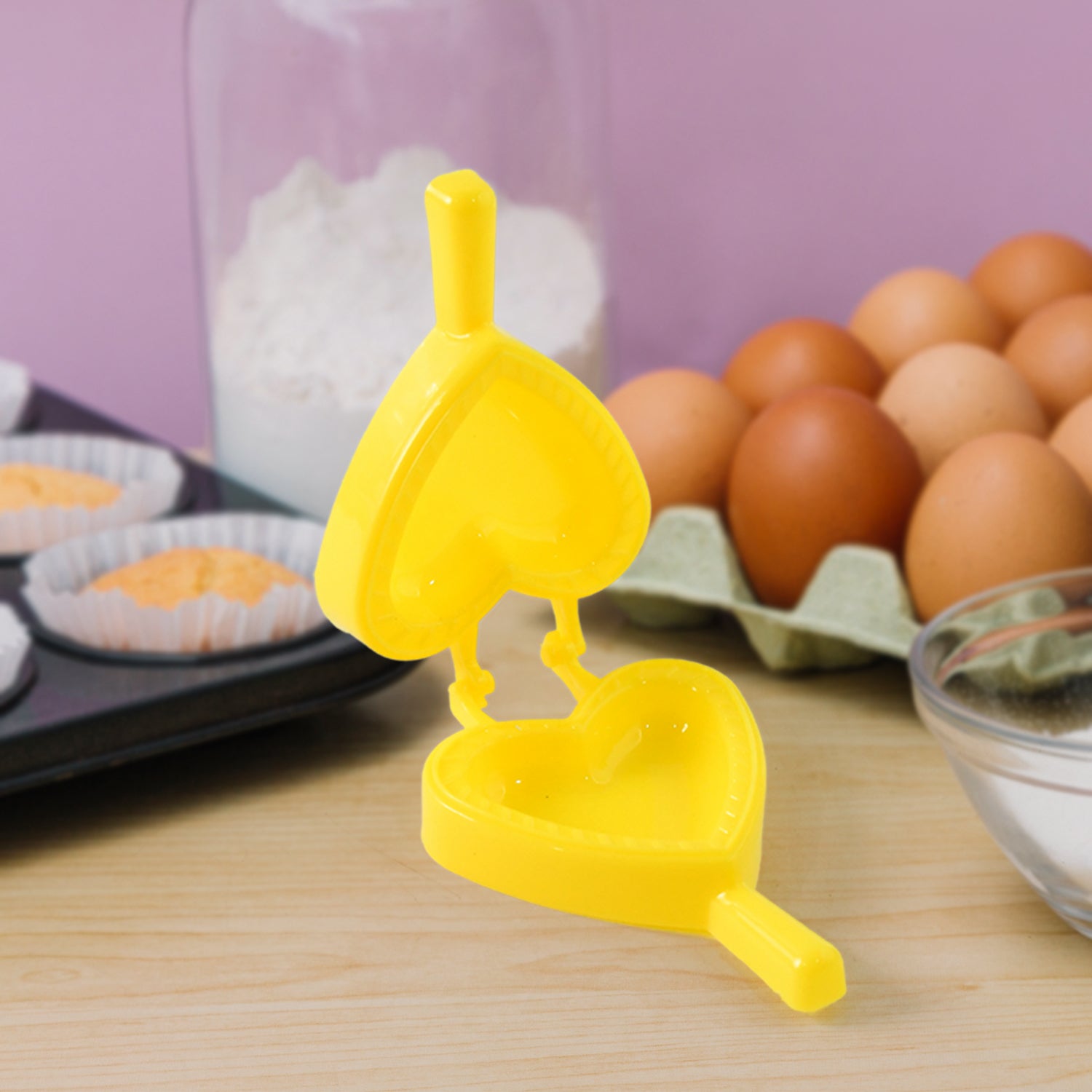1 Pc Assorted Shape Plastic Snack Mould (Mix Design  1 Pc) Wukusy
