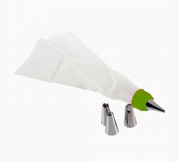 0805 Cake Decorating Nozzle With Piping Bag Stainless Steel Piping Cream Frosting Nozzles Wukusy