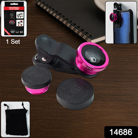 Universal Clip-on Mobile Camera Lens (1 Set) Wukusy