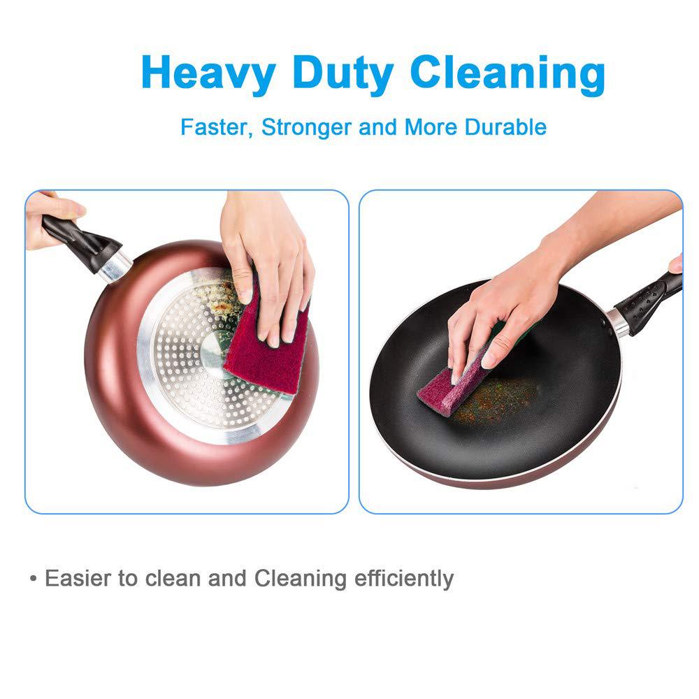 1494 Kitchen Scrubber Pads For Utensilstiles Cleaning (Pack Of 4) Wukusy