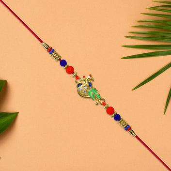 Traditional Peacock Rakhi Wukusy