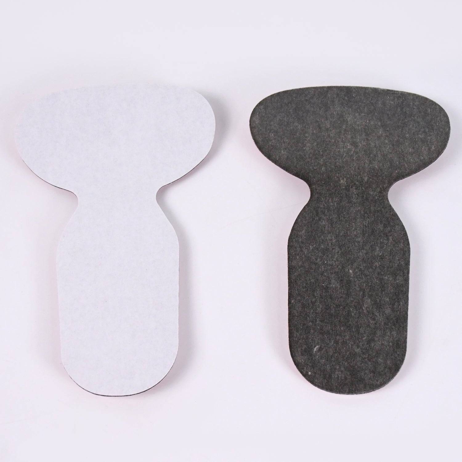 2 In 1 T Shaped Silicone Self Adhesive Shoe Heel Pads Insoles (1 Pair) Wukusy
