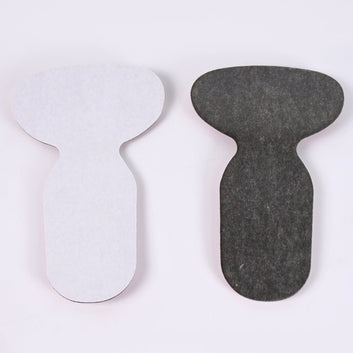 2 In 1 T Shaped Silicone Self Adhesive Shoe Heel Pads Insoles (1 Pair) Wukusy