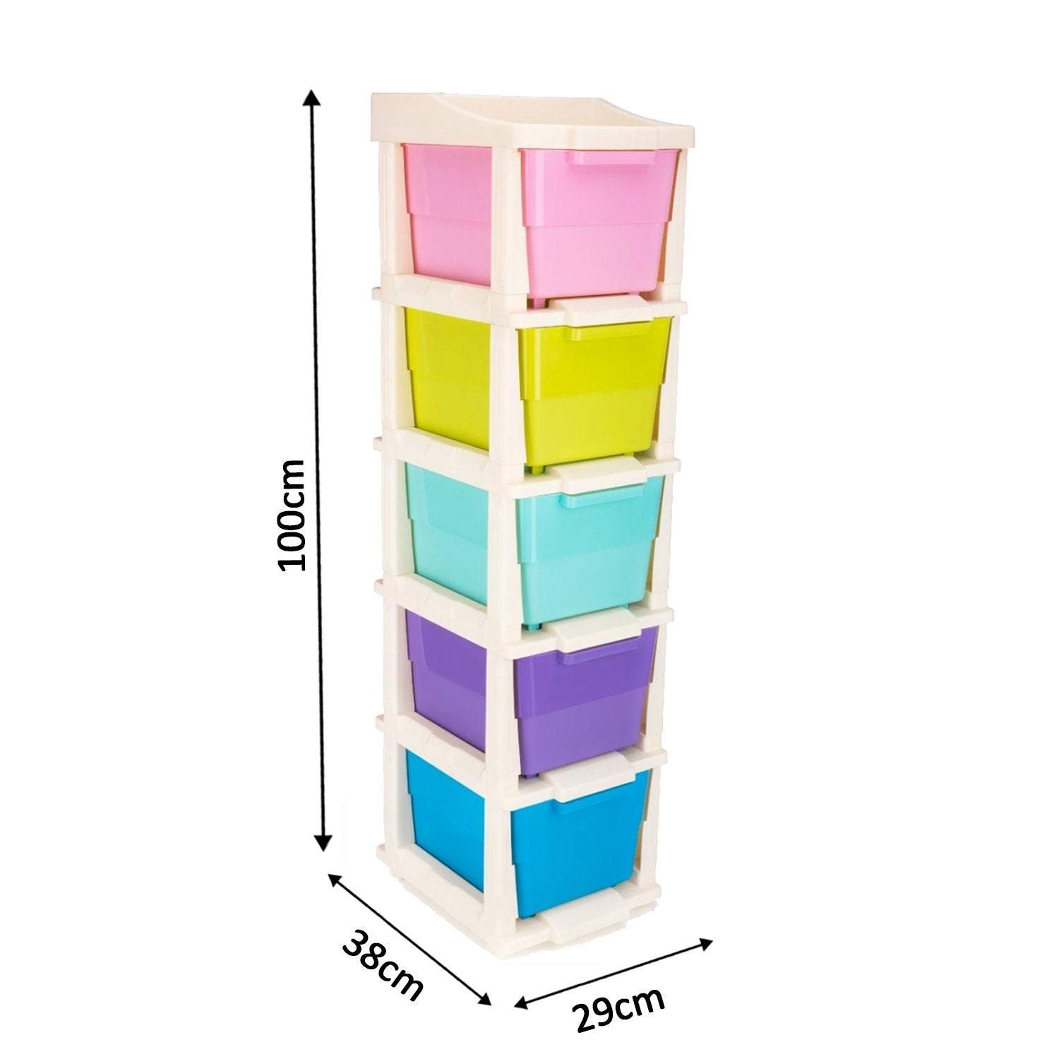 0702 5 Layer Multi-purpose Modular Drawer Storage System Wukusy
