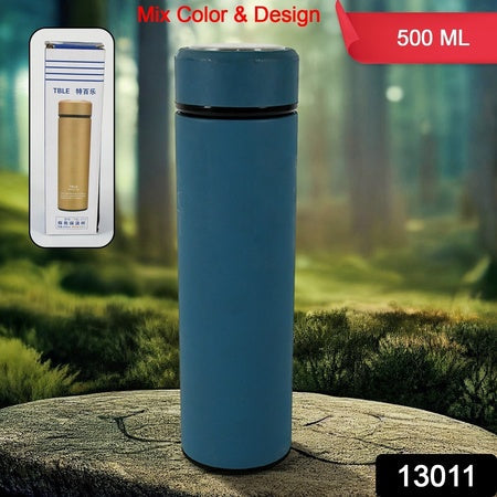 13011unbreakable Stainless Steel Leak Proof Fridge Water Bottle Cold  Hot Steel Bottle Leak Proof  Office Bottle  Gym  Home  Kitchen  Hiking  Trekking  Travel Bottle (500 Ml) Wukusy