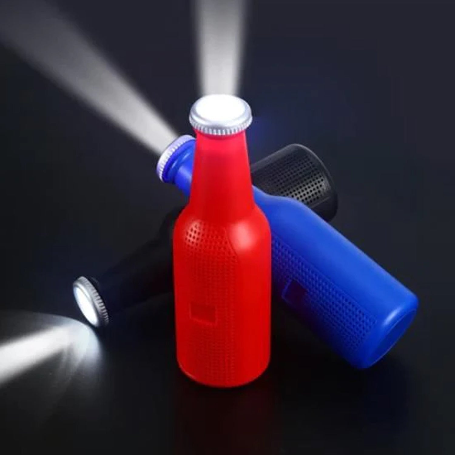 1289 Bottle Shape Bluetooth Speaker And Weatherproof Enhanced Wireless Usb Rechargeable Calling  Fm  Aux  Usb  Sd Card Support Portable Bluetooth Speaker With Rich Deep Bass Wukusy