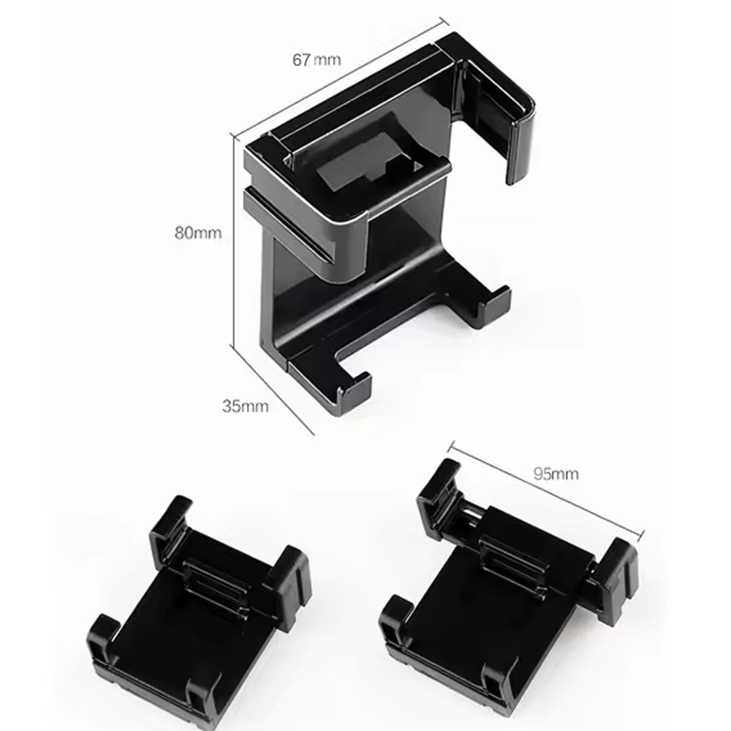 12857smartphone Car Phone Holder Car Air Conditioning Vent Phone Holder Holder Stand For Mobile Phone Cellphone Gps Dashboard Bracket For Car (1 Pc) Wukusy