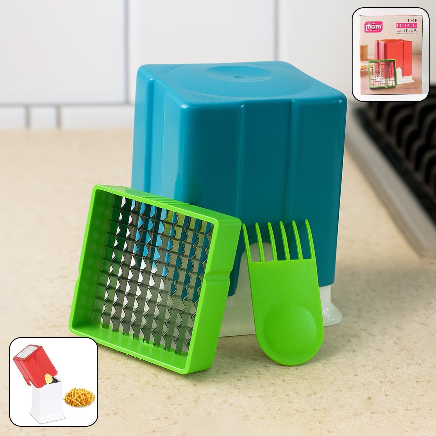 Supermom Potato Chipper Cutter Wukusy