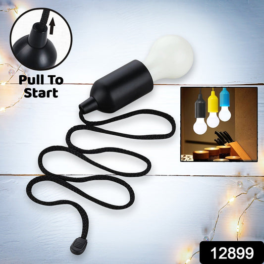 12899 1pcs Led Bulbs Pull Cord Light Led Pull Cord Light Hanging Led Bulb Pull Wire Drawstring Light Bulb Black Led Pendant Lights Wukusy