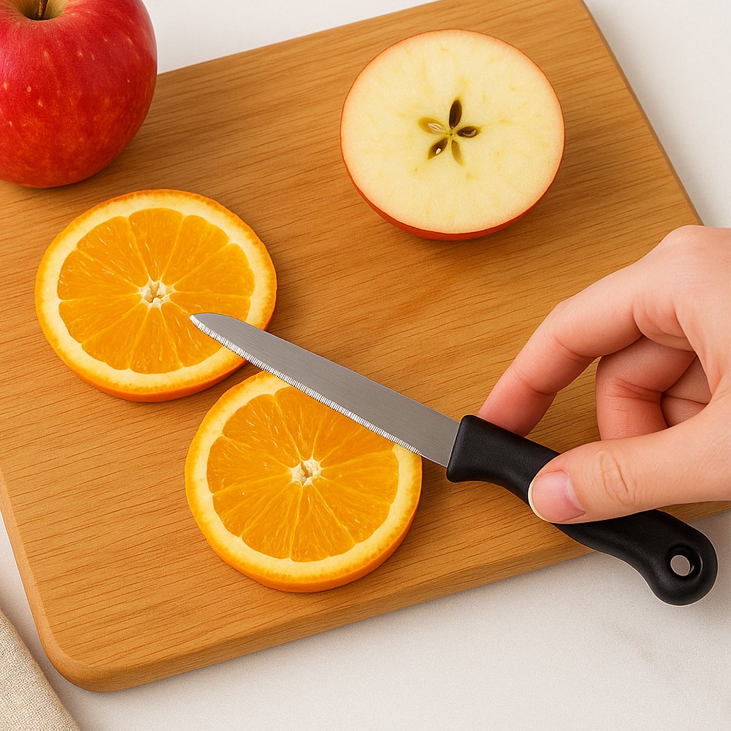 Supermom Stainless Steel Kitchen Laser Knife (10 Pc  Set) Wukusy