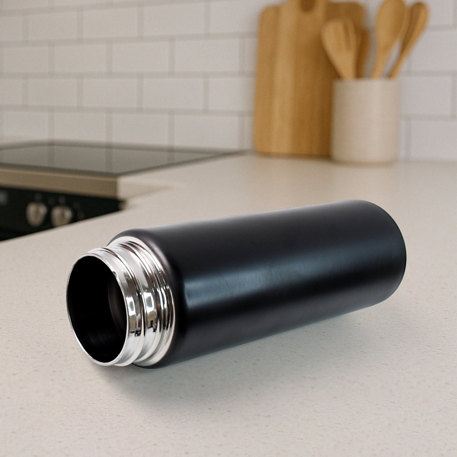 Stainless Steel Sports Water Bottle (Approx 500ml) Wukusy