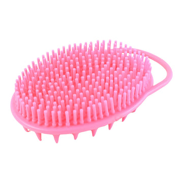 2-in-1 Silicone Soft Bristle Bath Brush Wukusy