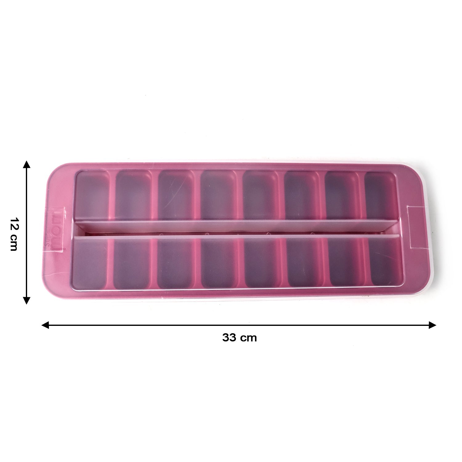 Supermom Frizzy Ice Tray With 2-in-1 Compartment For Ice Cubes And Storage Box (1 Pc) Wukusy