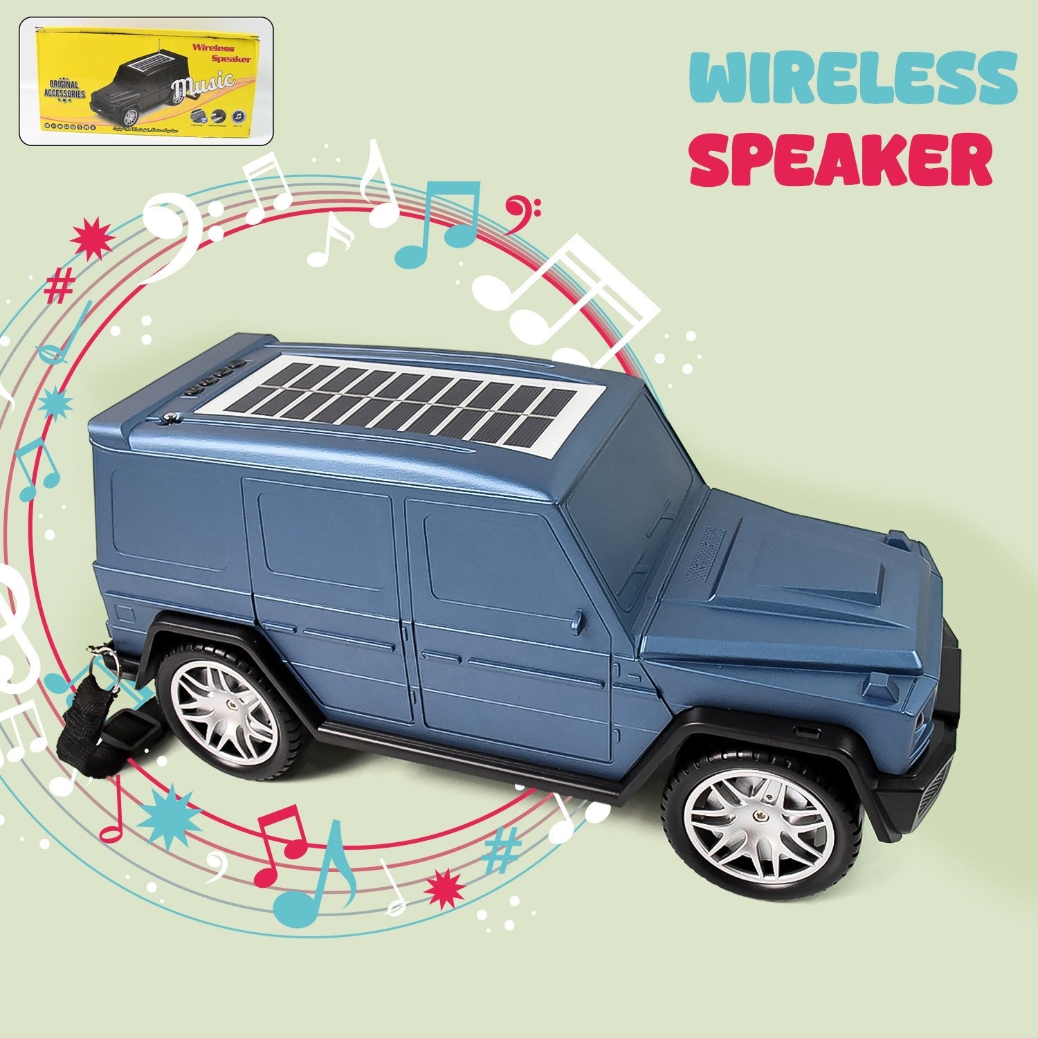 Thar Wireless And Solar Powered Speaker Wukusy