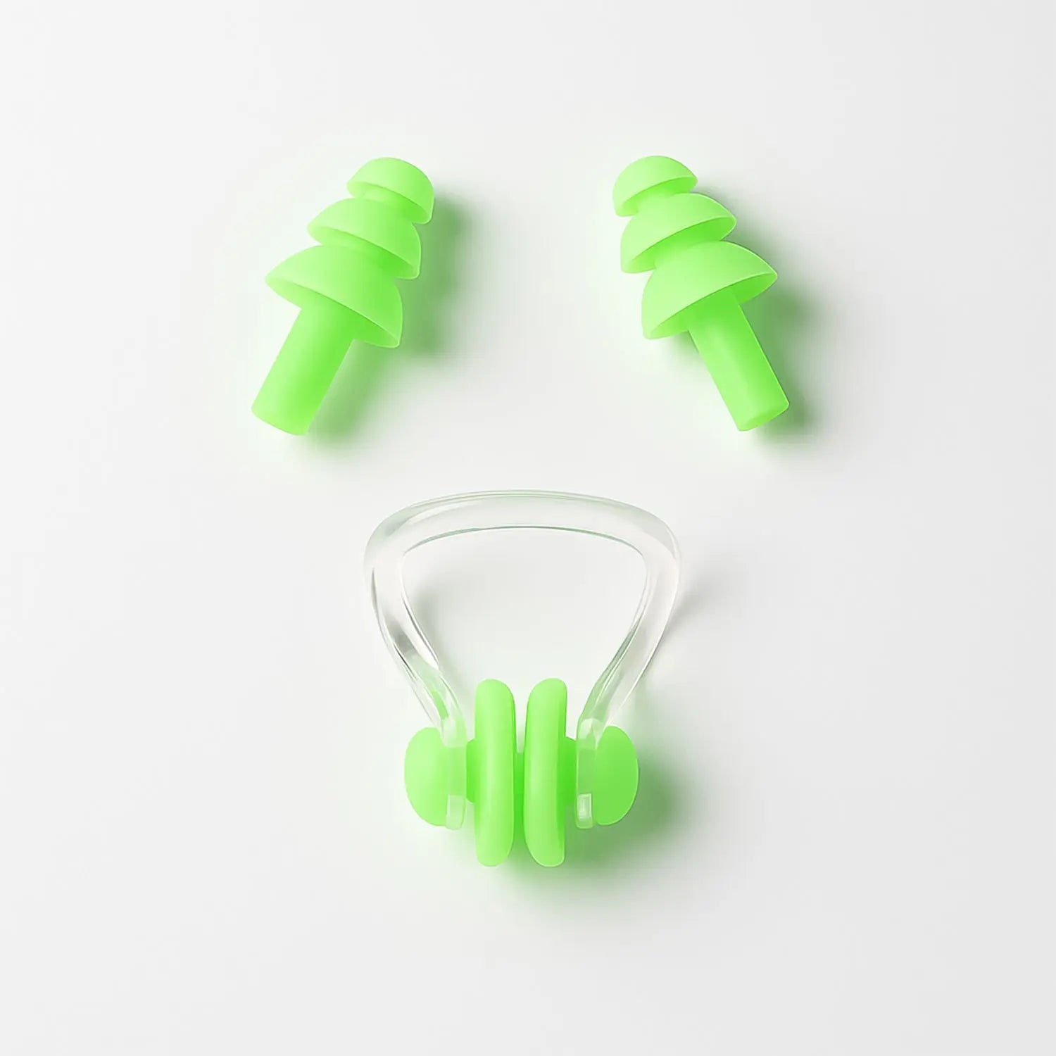 Swimming Earplugs And Nose Clip Set (3 Pc) Wukusy