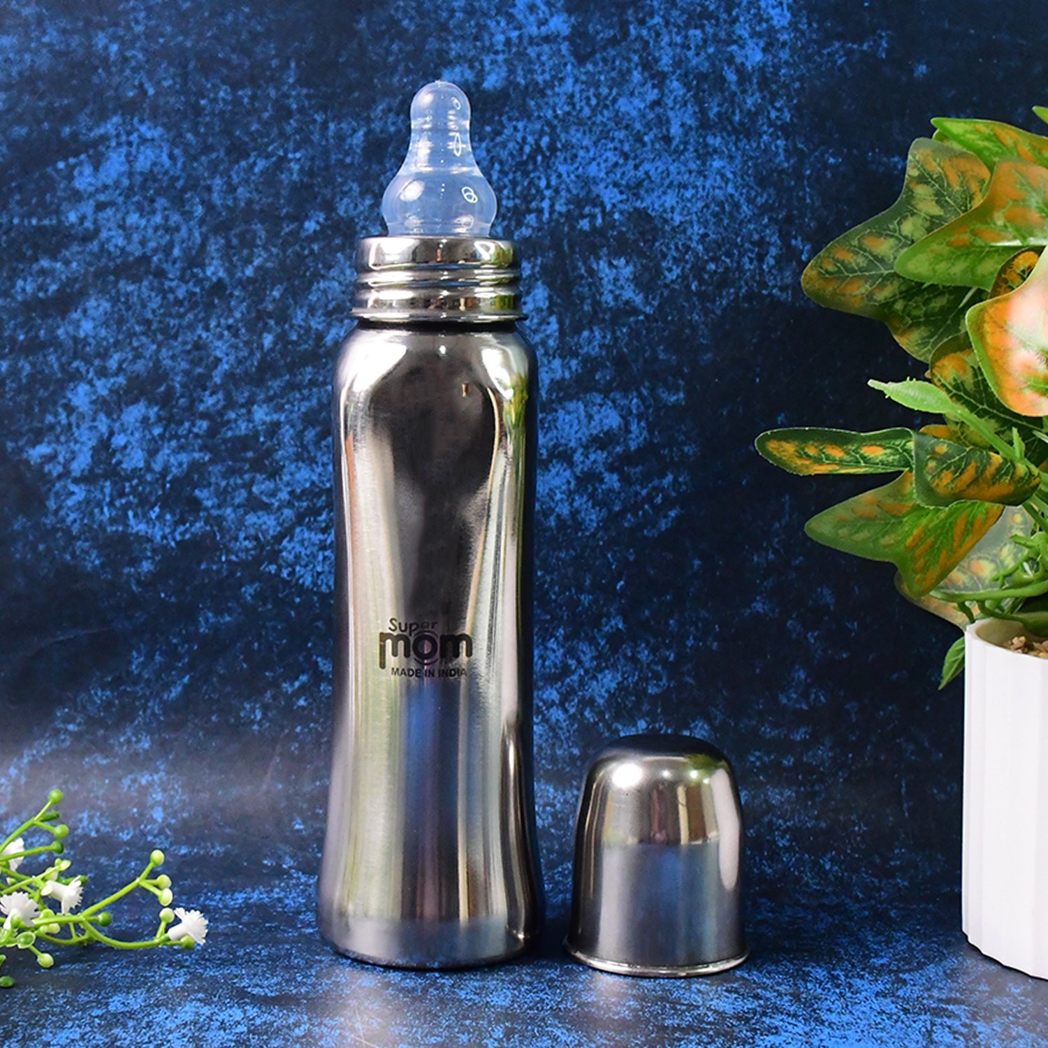 Supermom Lion Stainless Steel Feeding Bottle  250ml Wukusy