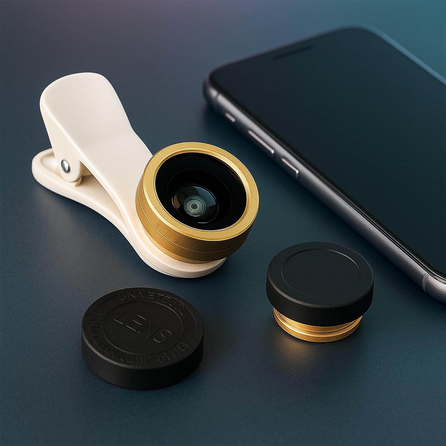 Universal Clip-on Mobile Camera Lens Kit (1 Set) Wukusy