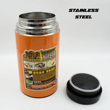 12771 Stainless Steel Water Bottle With Foldable Spoon  Handle Easy To Carry Leak Proof Rust Proof Hot  Cold Drinks Gym Sipper Bpa Free Food Grade Quality Steel Fridge Bottle For Office  Gym  School (1000 Ml) Wukusy