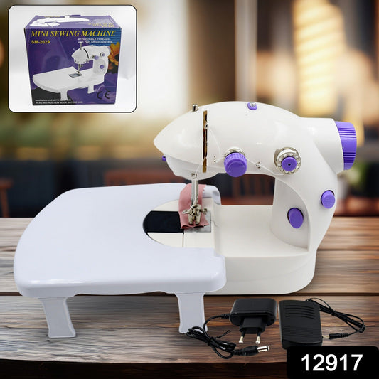12917 Home Tailoring Sewing Machine With Extension Table Set Foot Pedal Adapter Mini Electric Silai Machine Portable Stitching Machinetailoring Machine Wukusy