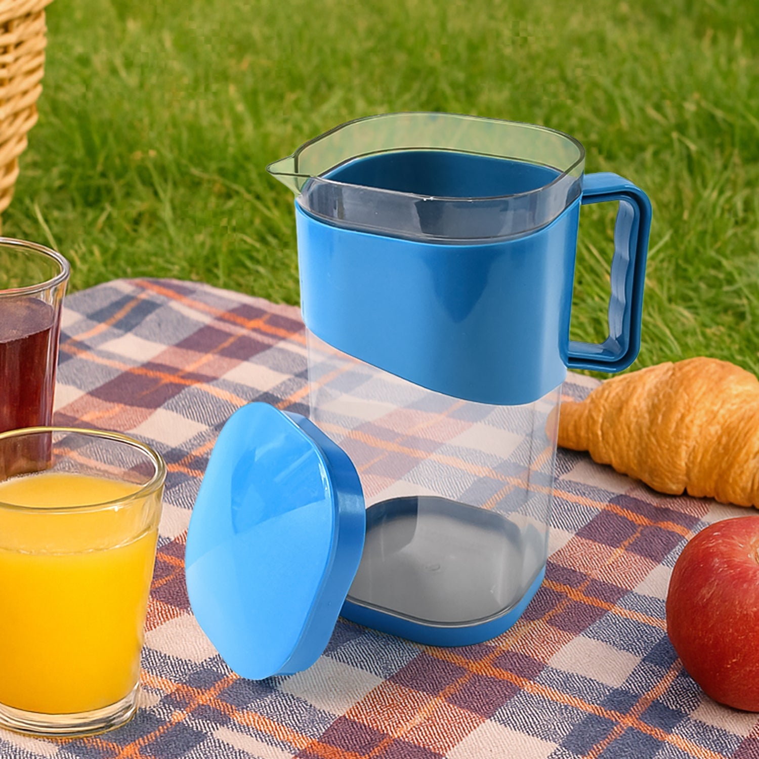 Urban Jug 1.8 Litre  Bpa-free Plastic Water  Juice Jug With Lid And Handle Wukusy