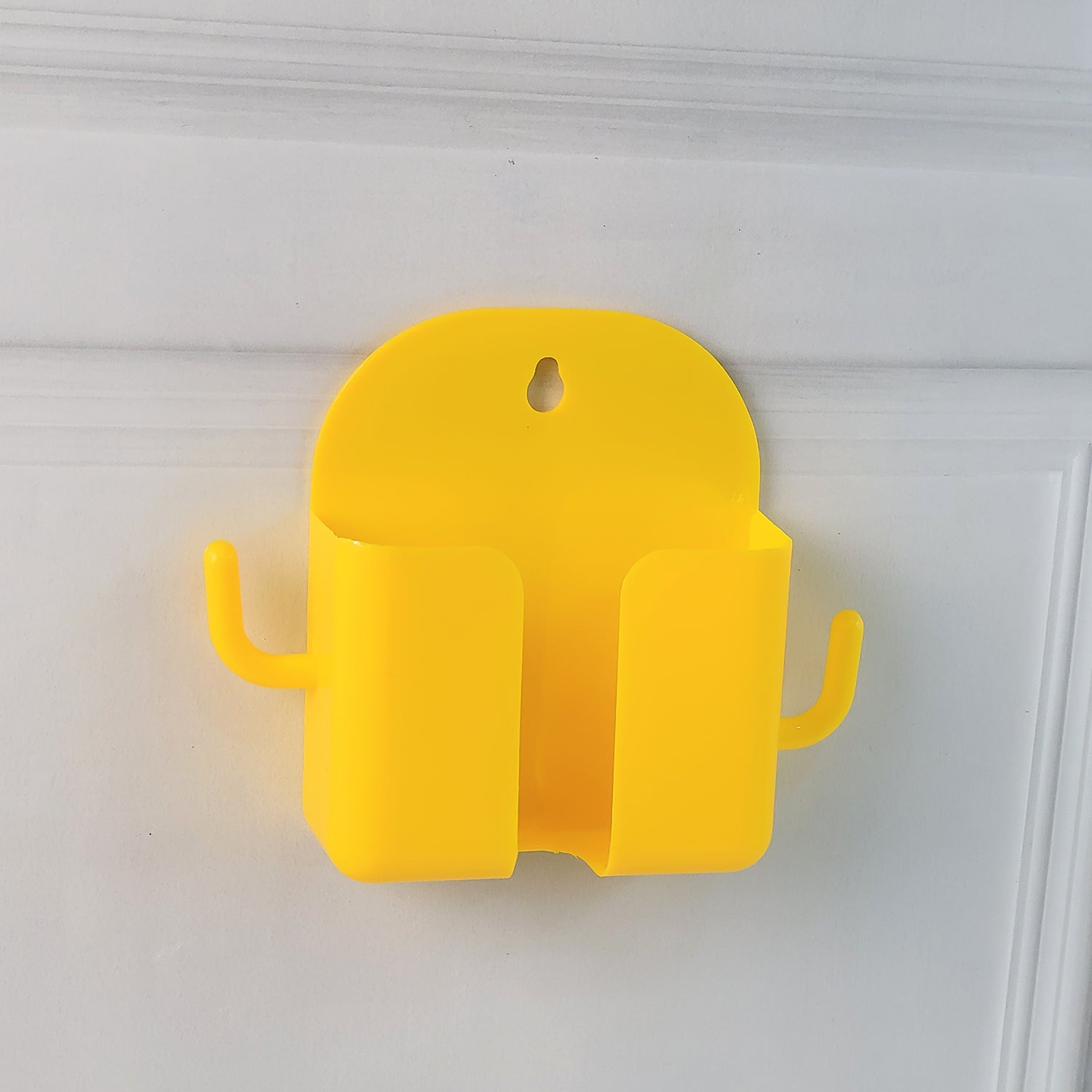 1 Pc Orange Wallmount Mobile Stand With Hook For And Stuffs Purposes. Wukusy