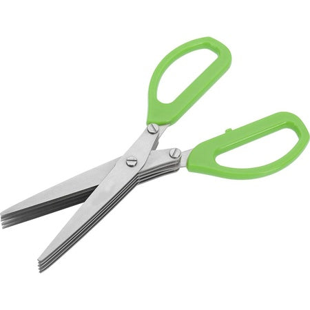 1563 Multifunction Vegetable Stainless Steel Herbs Scissor With 5 Blades Wukusy
