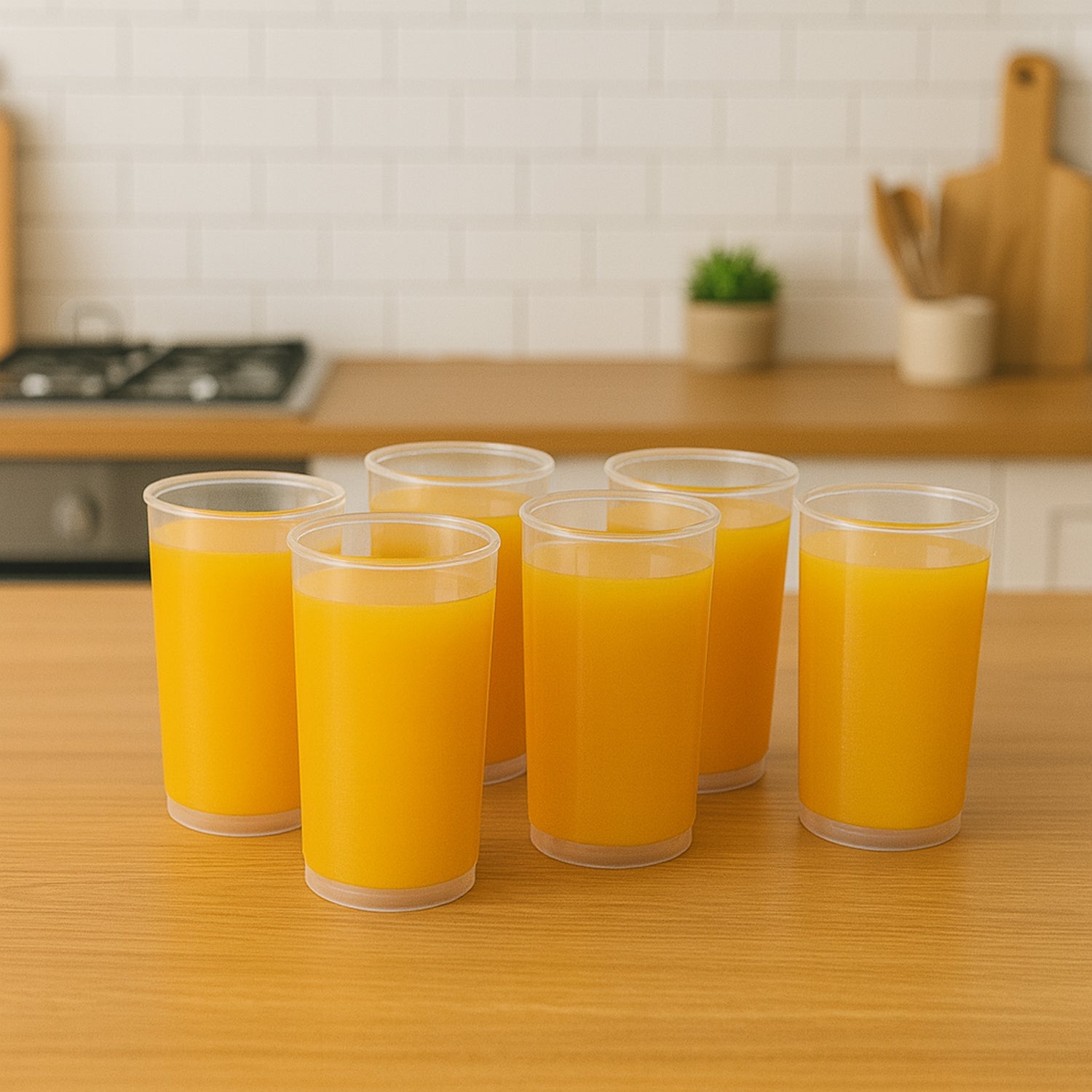 Supermom Martini Clear Glass Set (6 Pc) Wukusy