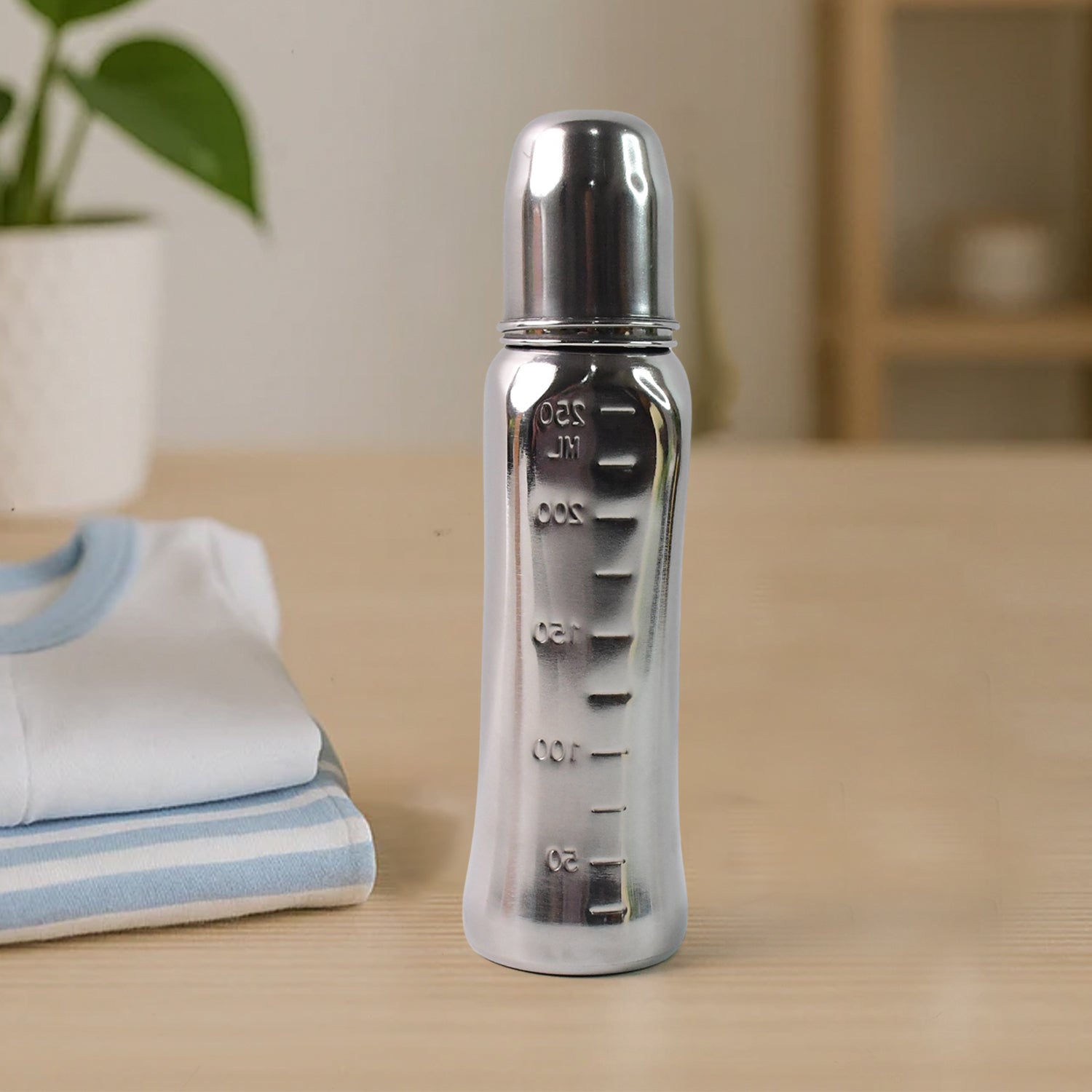 Supermom Lion Stainless Steel Feeding Bottle  250ml Wukusy