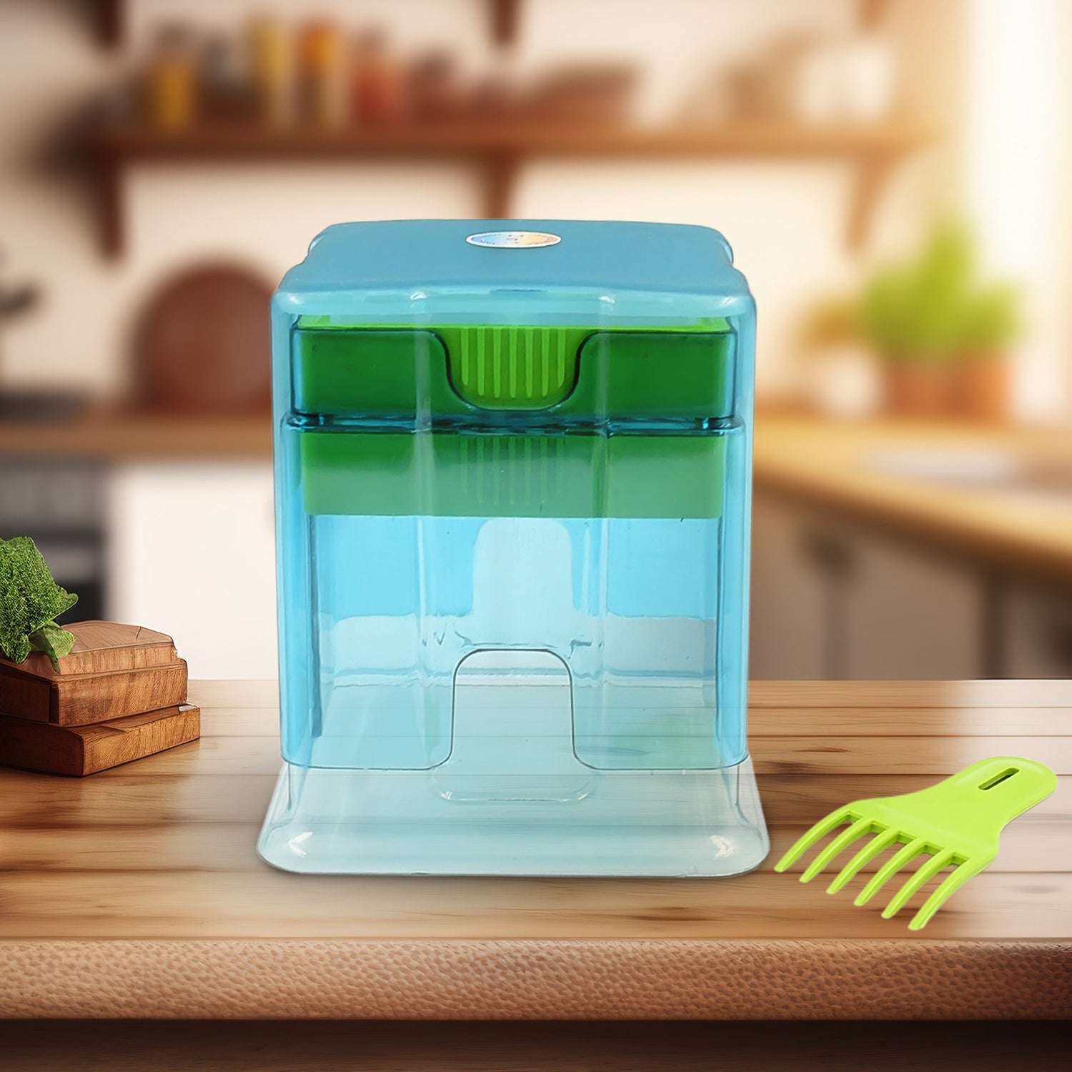 2 In 1 Potato Chipser  Slicer French Fries Maker Finger Chips  Plastic  Two Blades Finger Chips Cutter For Kitchen Accessoryvegetable Fruit Slicer (1 Pc) Wukusy