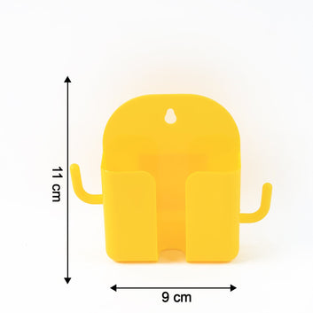 1 Pc Orange Wallmount Mobile Stand With Hook For And Stuffs Purposes. Wukusy