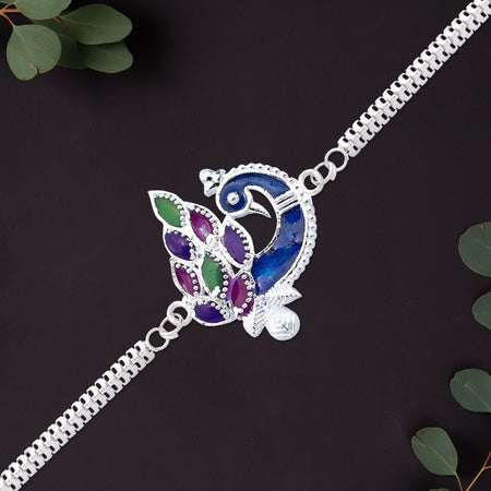 Traditional Peacock Design Rakhi Wukusy