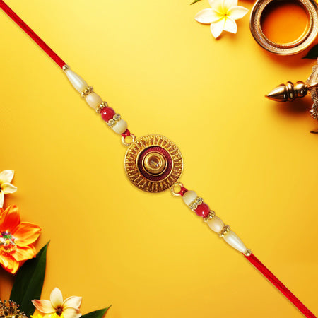 Traditional Om Design Rakhi Wukusy