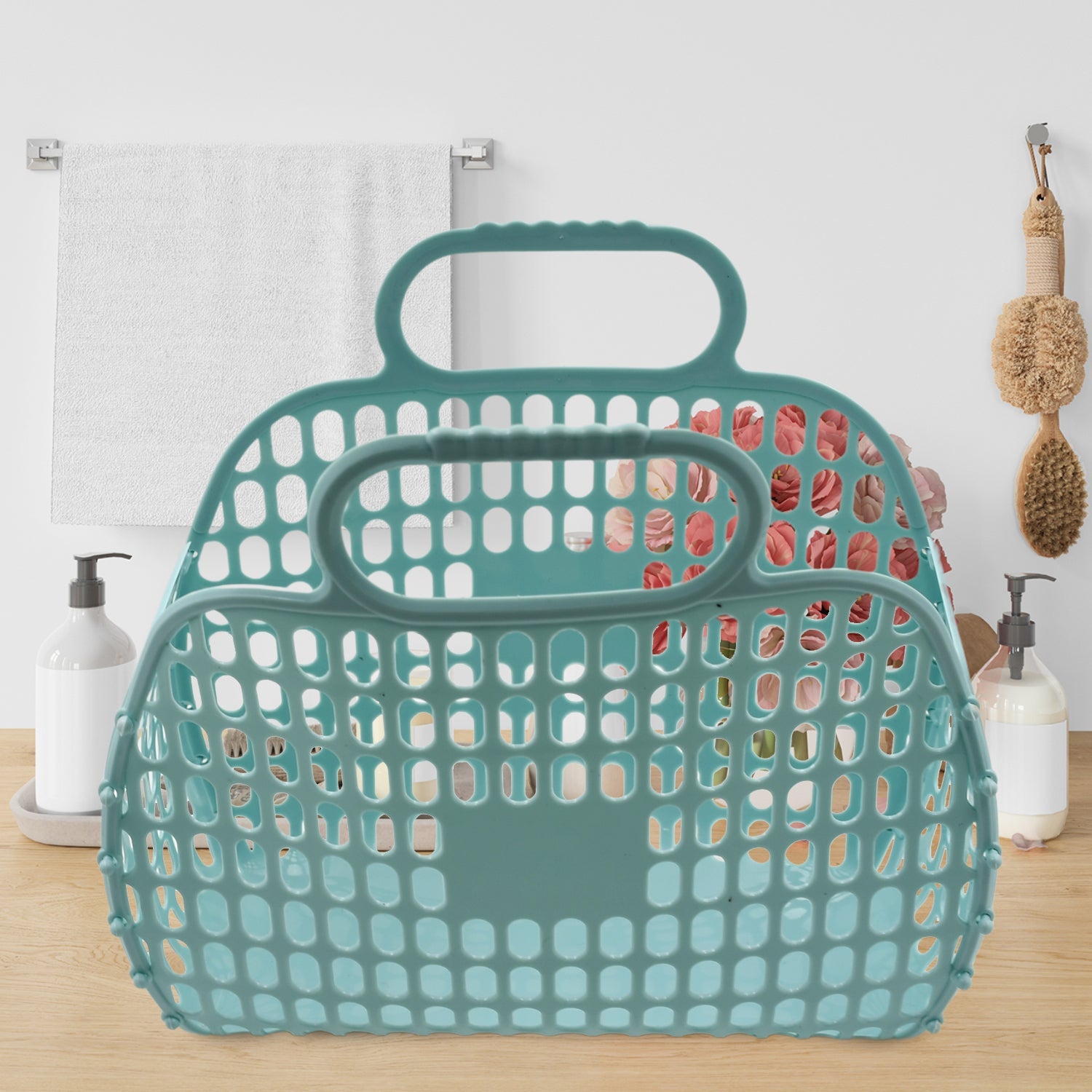 0761 Grocery Vegetable Foldable Smiley Non-woven Fabric Shopping Bag Wukusy