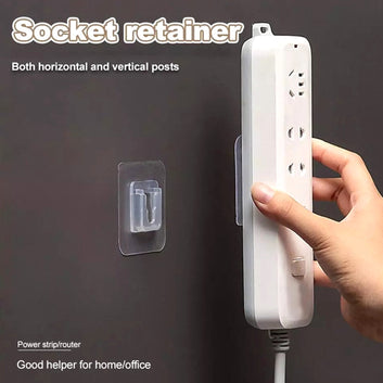 1746 Adhesive Plastic Wall Hooks Heavy Duty Hooks ( 1 Pair ) Wukusy