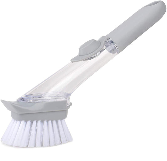 1271 Automatic Liquid Dispenser Dish Clean Brush Scrubber Wukusy