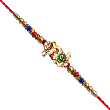 Stylish Bro Rakhi With Colorful Enamel Wukusy