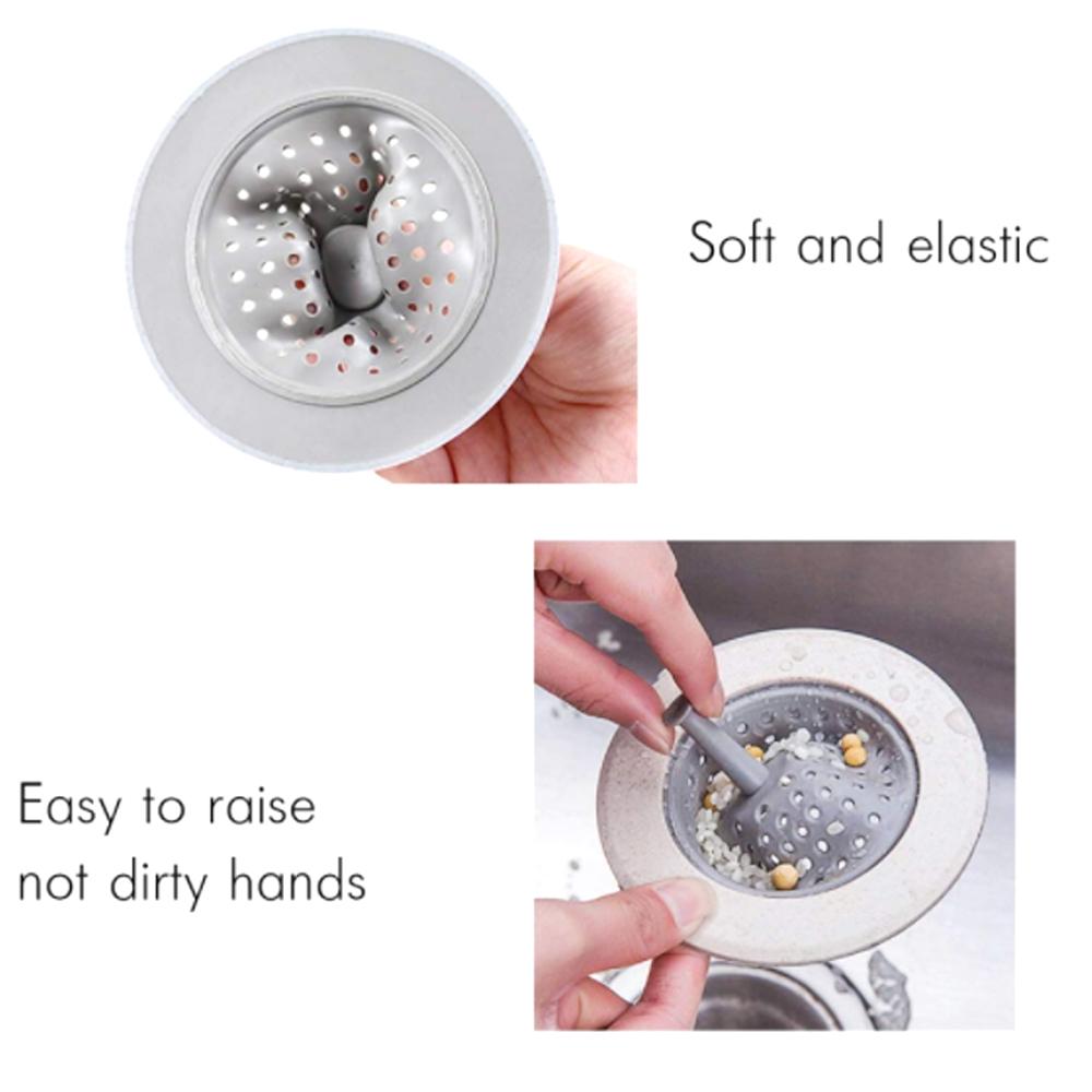 1120 Silicon Sink Strainer Kitchen Drain Basin Basket Sink Drainer Wukusy