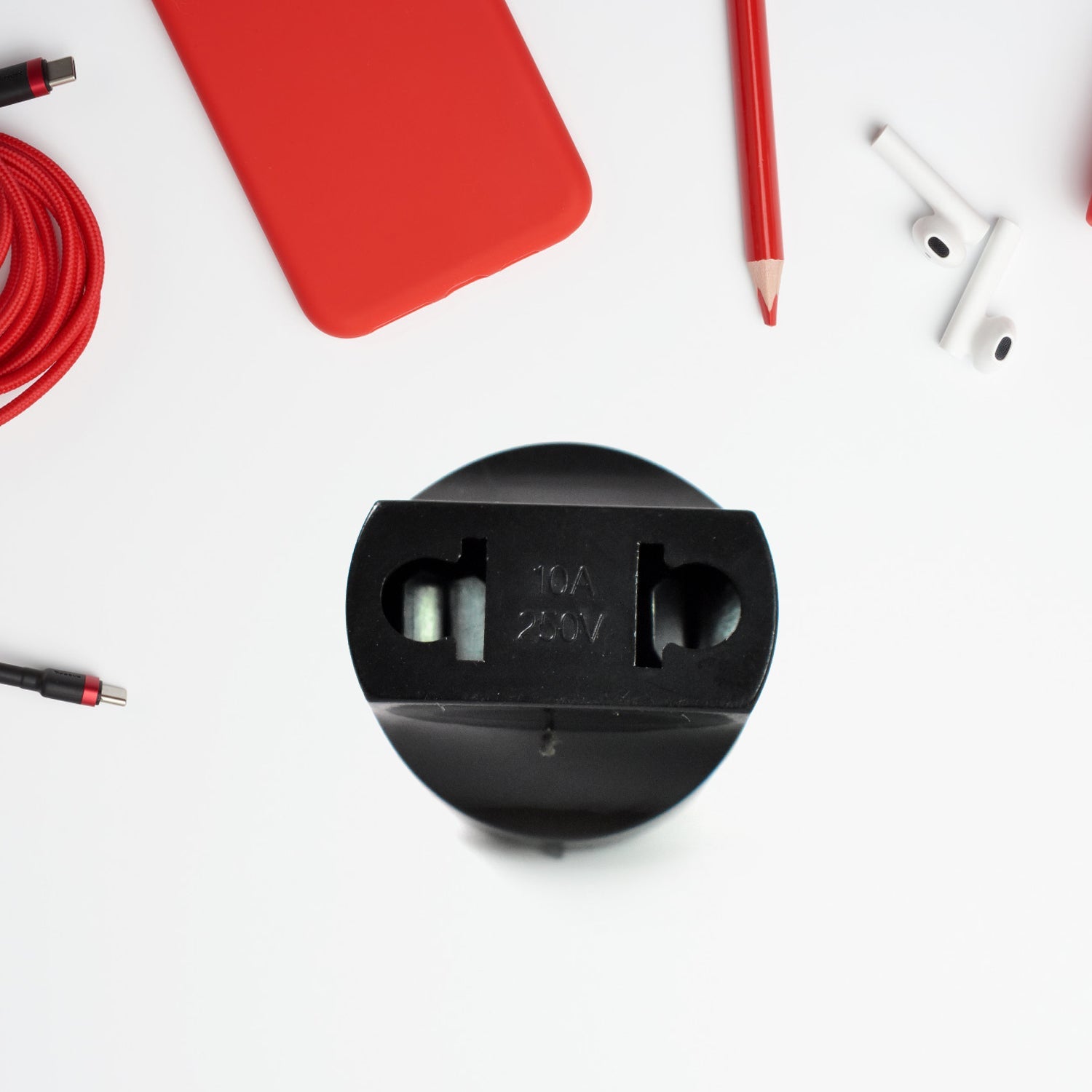 2 Pin Plug Converter Plug Adapter (1 Pc ) Wukusy