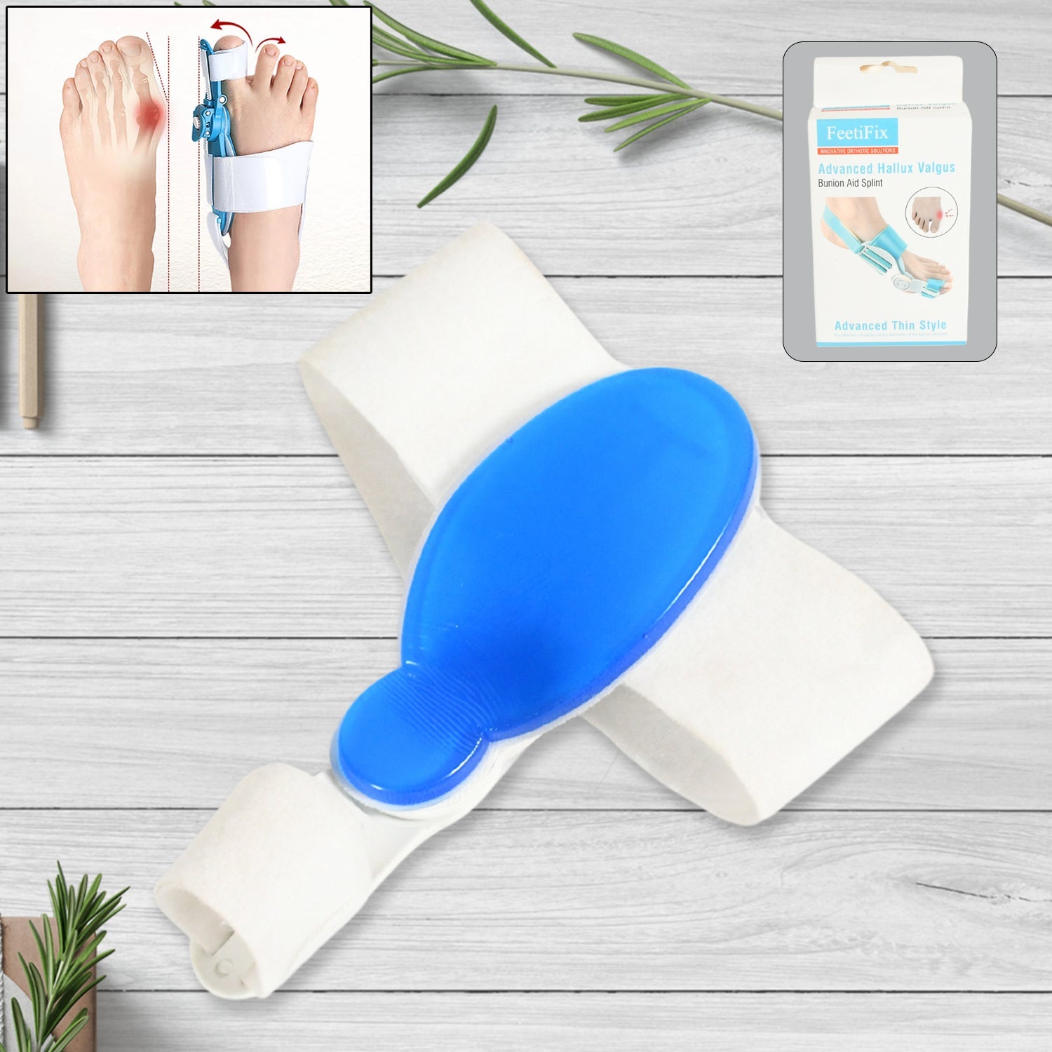12738 Bunion Support Splint. Valgus And Bunion Valgus Corrector Hallux Valgus Corrector Adjustable Bunion Valgus Protective Cover For Men And Women Wukusy