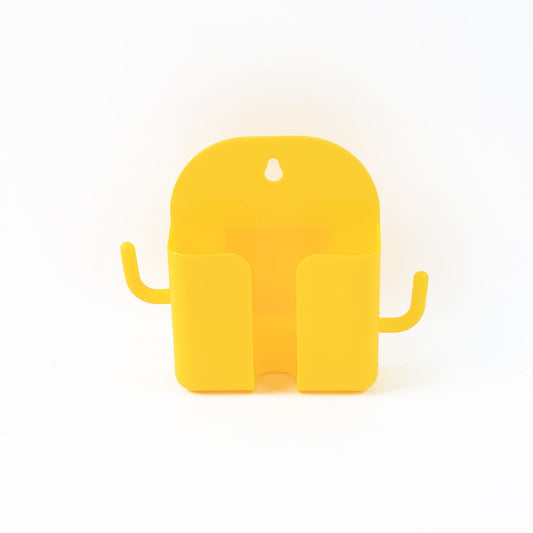 1 Pc Orange Wallmount Mobile Stand With Hook For And Stuffs Purposes. Wukusy