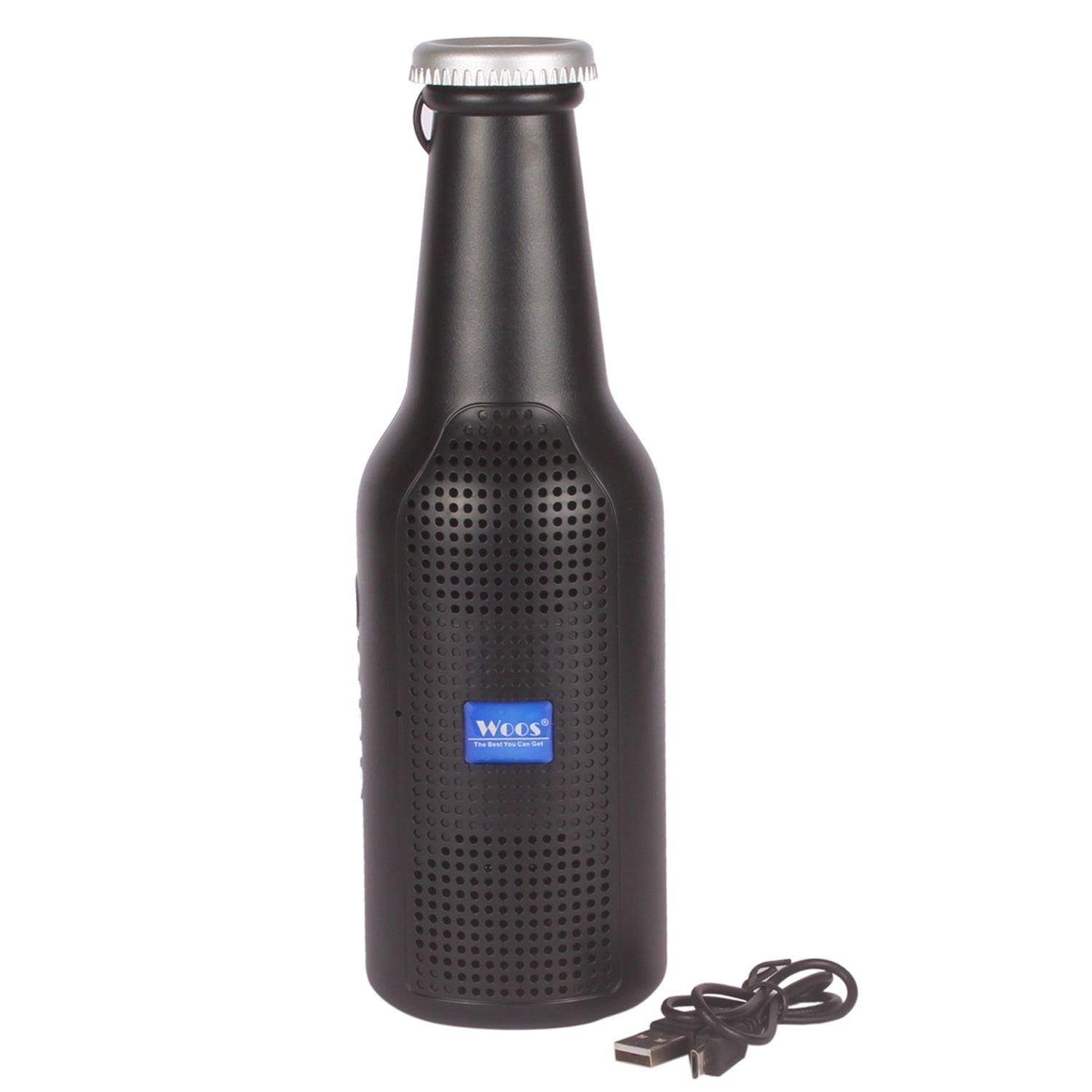 1289 Bottle Shape Bluetooth Speaker And Weatherproof Enhanced Wireless Usb Rechargeable Calling  Fm  Aux  Usb  Sd Card Support Portable Bluetooth Speaker With Rich Deep Bass Wukusy
